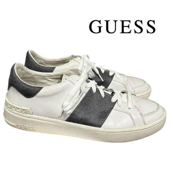Guess Verona Men's Low Top Lace Up Leather Tennis Shoes Sneakers 11 - Picture 2 of 6